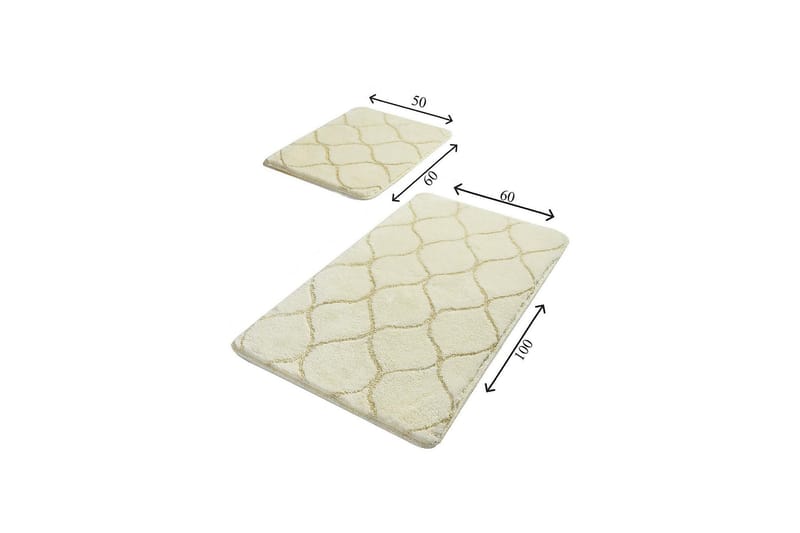 Chilai Home Badematte Sett med 2 - Multi - Tekstiler - Tepper & Matter - Baderomsmatte