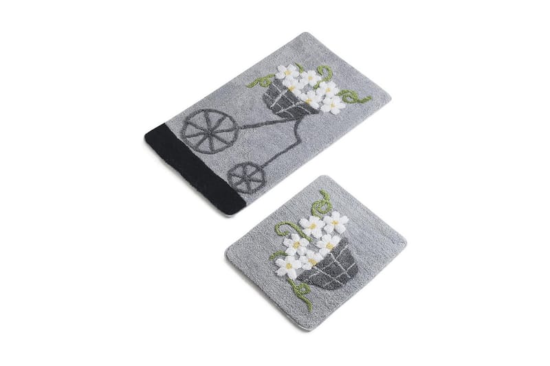 Chilai Home Badematte Sett med 2 - Multi - Tekstiler - Tepper & Matter - Baderomsmatte