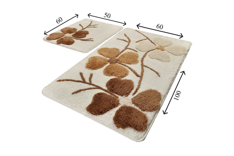Chilai Home Badematte Sett med 2 - Multi - Tekstiler - Tepper & Matter - Baderomsmatte