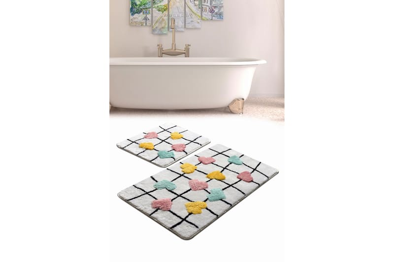 Chilai Home Badematte Sett med 2 - Multi - Tekstiler - Tepper & Matter - Baderomsmatte
