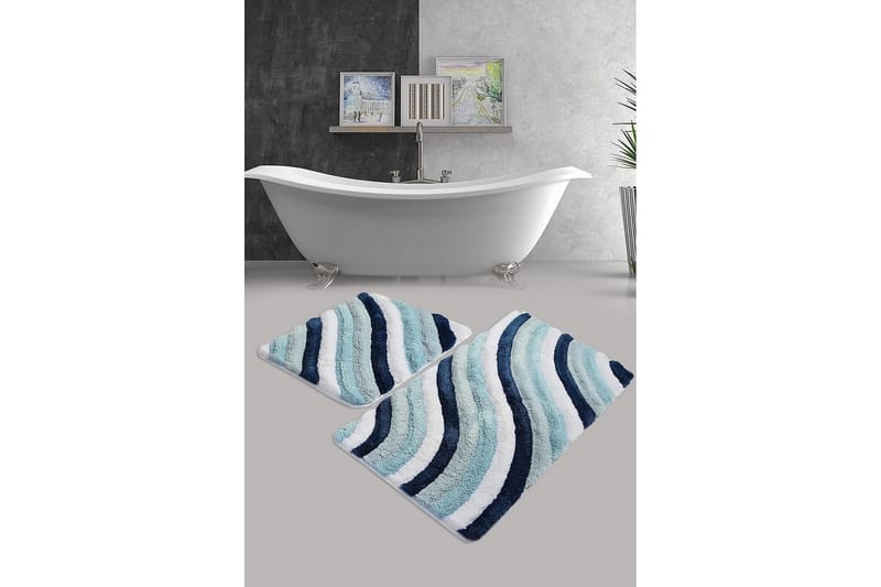 Chilai Home Badematte Sett med 2 - Multi - Tekstiler - Tepper & Matter - Baderomsmatte
