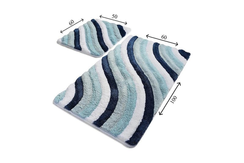 Chilai Home Badematte Sett med 2 - Multi - Tekstiler - Tepper & Matter - Baderomsmatte