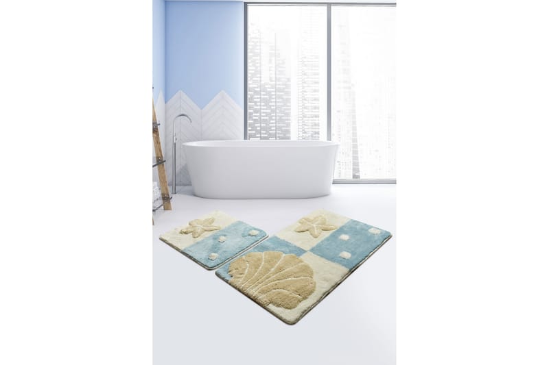 Chilai Home Badematte Sett med 2 - Multi - Tekstiler - Tepper & Matter - Baderomsmatte