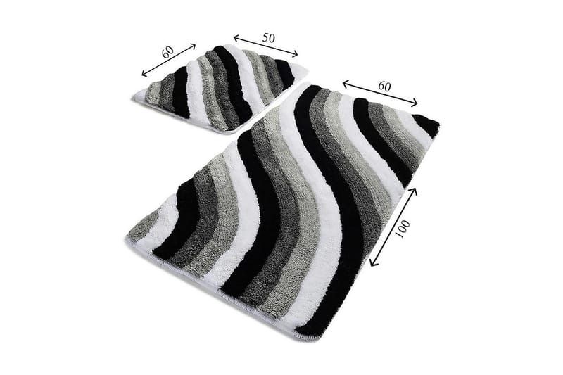 Chilai Home Badematte Sett med 2 - Multi - Tekstiler - Tepper & Matter - Baderomsmatte