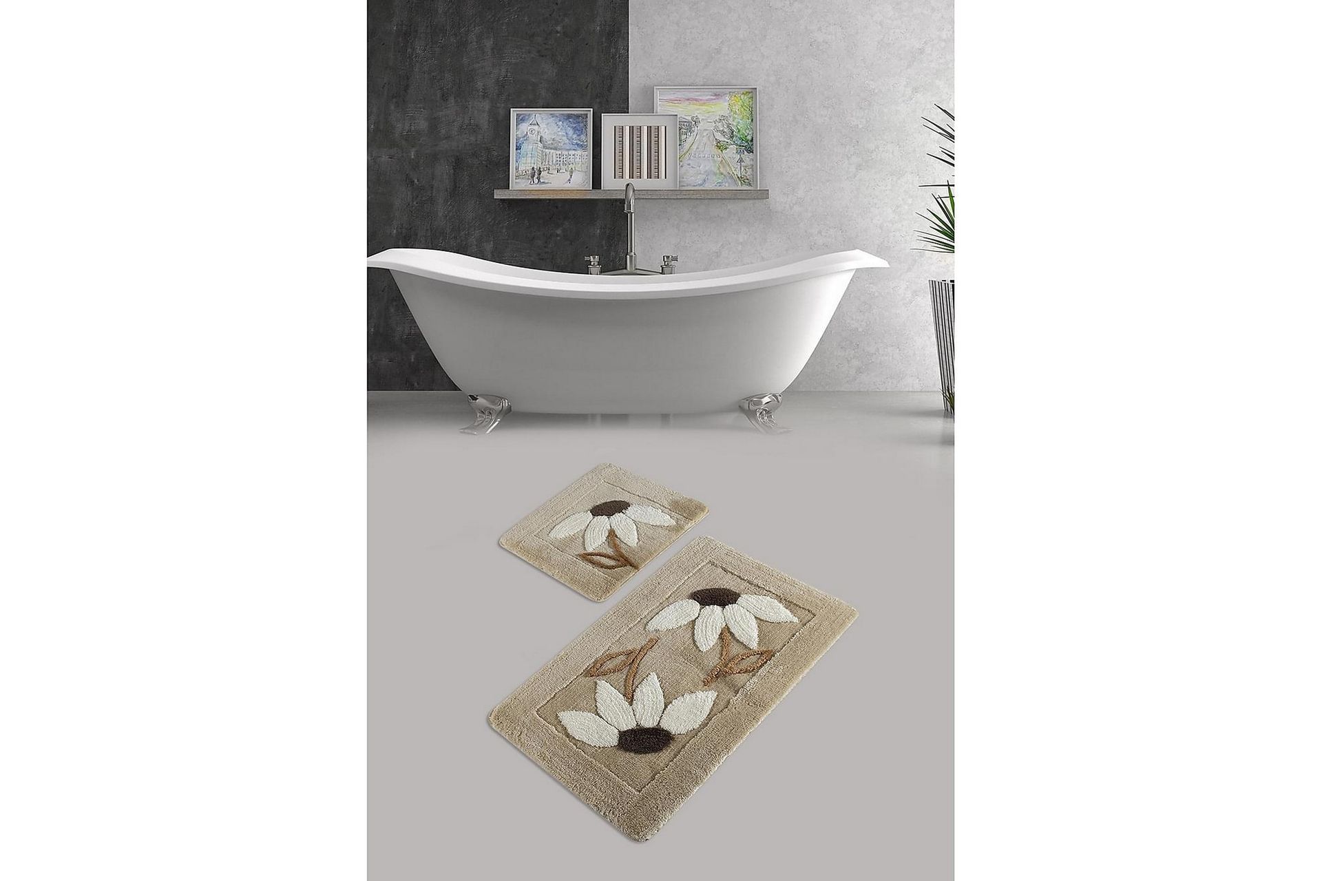 Chilai Home Badematte Sett med 2 - Multi - Tekstiler - Tepper & Matter - Baderomsmatte