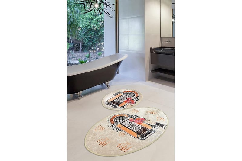 Chilai Home Badematte Sett med 2 - Multi - Tekstiler - Tepper & Matter - Baderomsmatte