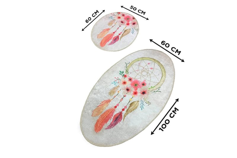 Chilai Home Badematte Sett med 2 - Multi - Tekstiler - Tepper & Matter - Baderomsmatte