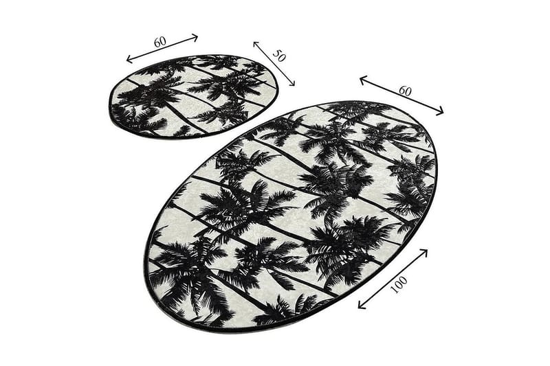 Chilai Home Badematte Sett med 2 - Multi - Tekstiler - Tepper & Matter - Baderomsmatte