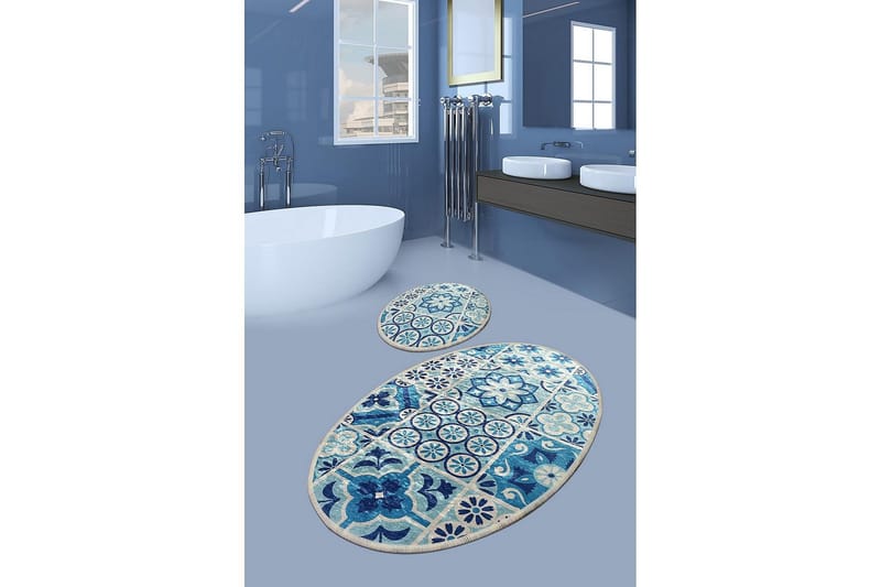 Chilai Home Badematte Sett med 2 - Multi - Tekstiler - Tepper & Matter - Baderomsmatte