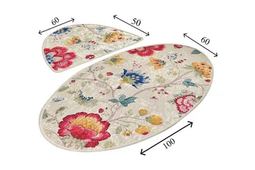 Chilai Home Badematte Sett med 2 - Multi - Tekstiler - Tepper & Matter - Baderomsmatte