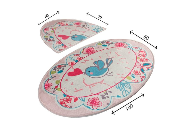 Chilai Home Badematte Sett med 2 - Multi - Tekstiler - Tepper & Matter - Baderomsmatte