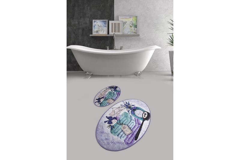 Chilai Home Badematte Sett med 2 - Multi - Tekstiler - Tepper & Matter - Baderomsmatte