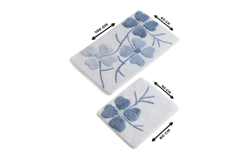 Chilai Home Badematte Sett med 2 - Multi - Tekstiler - Tepper & Matter - Baderomsmatte