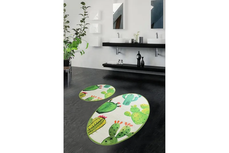 Chilai Home Badematte Sett med 2 - Multi - Tekstiler - Tepper & Matter - Baderomsmatte