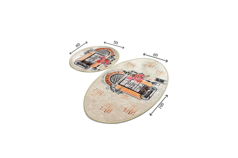 Chilai Home Badematte Sett med 2 - Multi - Tekstiler - Tepper & Matter - Baderomsmatte