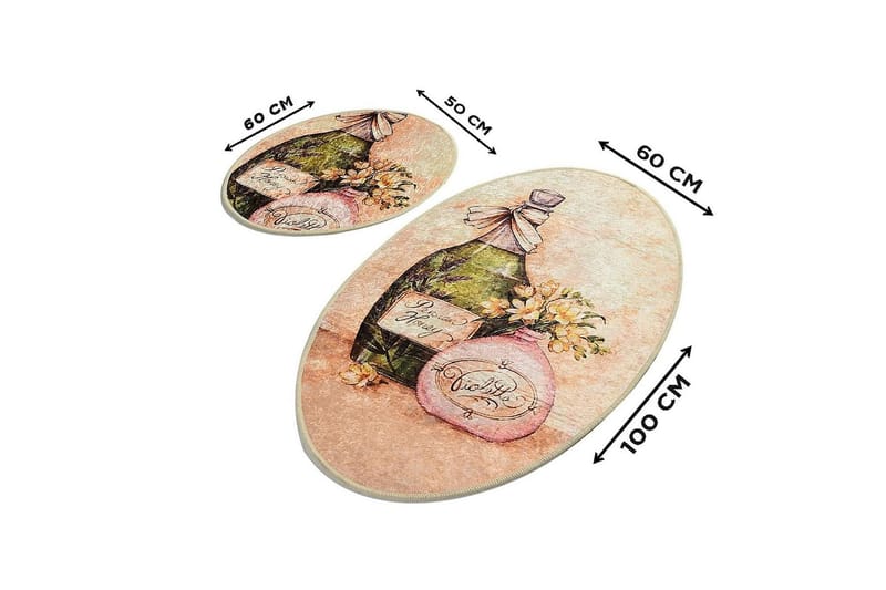 Chilai Home Badematte Sett med 2 - Multi - Tekstiler - Tepper & Matter - Baderomsmatte