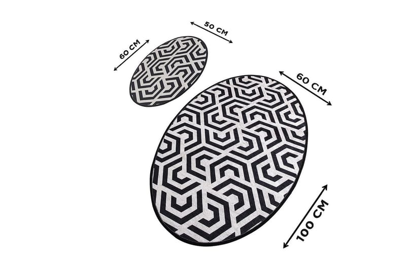 Chilai Home Badematte Sett med 2 - Multi - Tekstiler - Tepper & Matter - Baderomsmatte