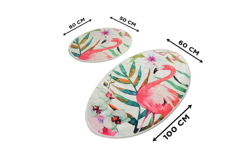 Chilai Home Badematte Sett med 2 - Multi - Tekstiler - Tepper & Matter - Baderomsmatte