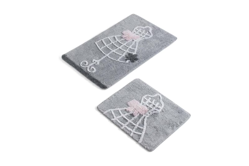 Chilai Home Badematte Sett med 2 - Multi - Tekstiler - Tepper & Matter - Baderomsmatte