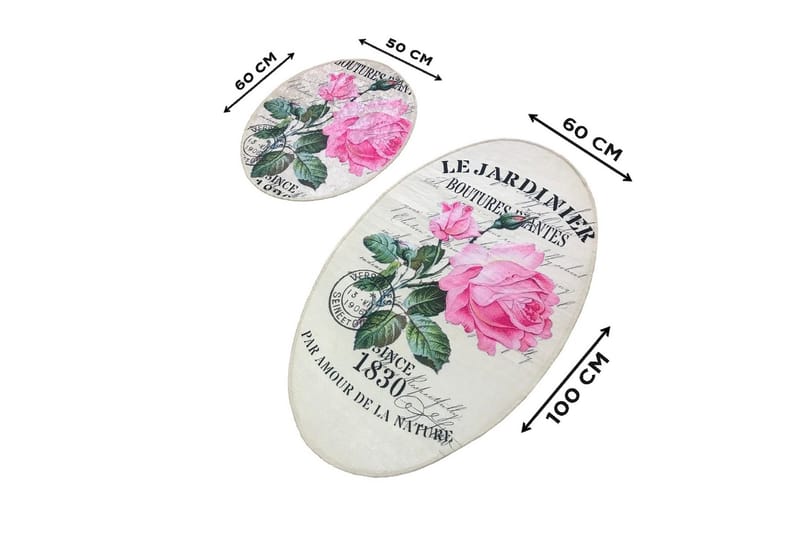 Chilai Home Badematte Sett med 2 - Multi - Tekstiler - Tepper & Matter - Baderomsmatte