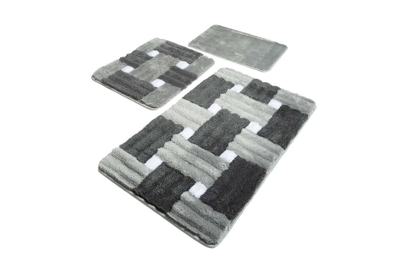 Chilai Home Badematte Sett med 3, Multi