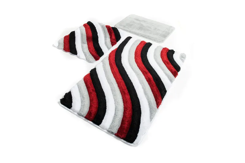 Chilai Home Badematte Sett med 3, Multi
