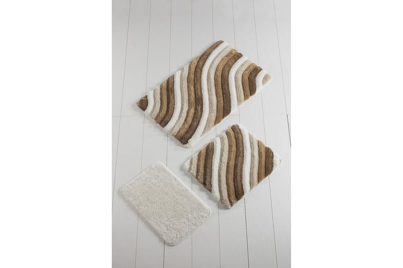 Chilai Home Badematte Sett med 3 - Multi - Tekstiler - Tepper & Matter - Baderomsmatte