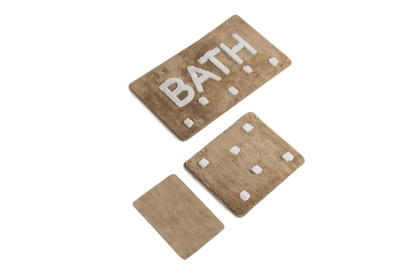 Chilai Home Badematte Sett med 3 - Multi - Tekstiler - Tepper & Matter - Baderomsmatte