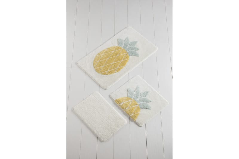 Chilai Home Badematte Sett med 3 - Multi - Tekstiler - Tepper & Matter - Baderomsmatte