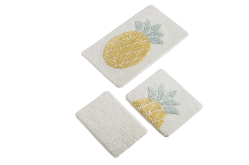 Chilai Home Badematte Sett med 3 - Multi - Tekstiler - Tepper & Matter - Baderomsmatte