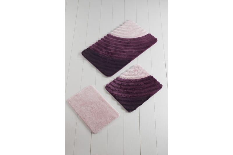 Chilai Home Badematte Sett med 3 - Multi - Tekstiler - Tepper & Matter - Baderomsmatte