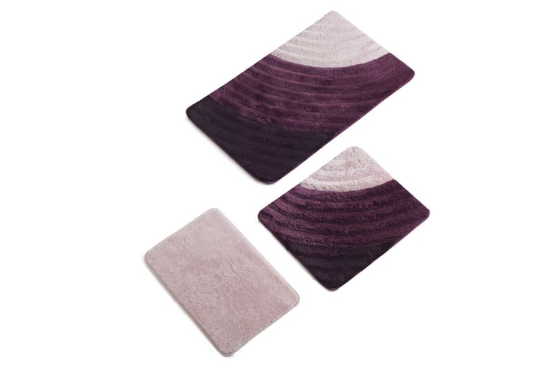 Chilai Home Badematte Sett med 3 - Multi - Tekstiler - Tepper & Matter - Baderomsmatte