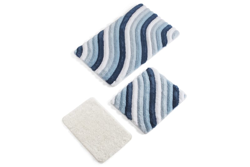 Chilai Home Badematte Sett med 3 - Multi - Tekstiler - Tepper & Matter - Baderomsmatte