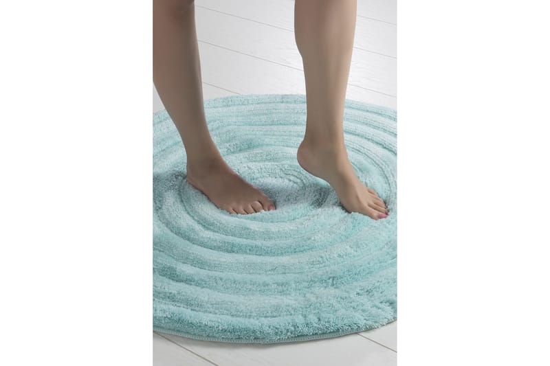 Chilai Home by Alessia Badematte 90 Rund - Multi - Tekstiler - Tepper & Matter - Baderomsmatte