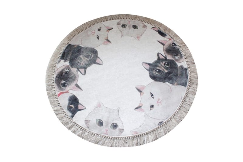 Chilai Home by Alessia Badematte 90 Rund - Multi - Tekstiler - Tepper & Matter - Baderomsmatte