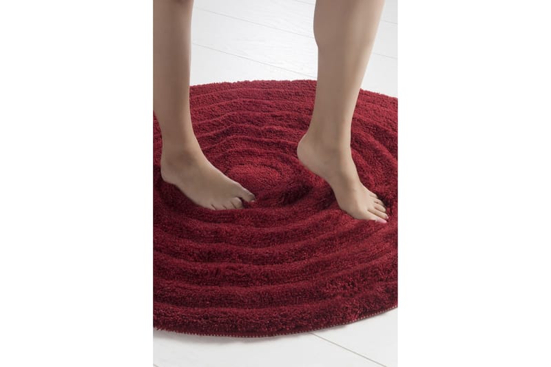 Chilai Home by Alessia Badematte 90 Rund - Multi - Tekstiler - Tepper & Matter - Baderomsmatte