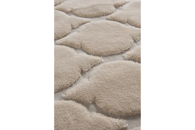 Chilai Home by Alessia Badematte Sett med 2 - Beige - Tekstiler - Tepper & Matter - Baderomsmatte