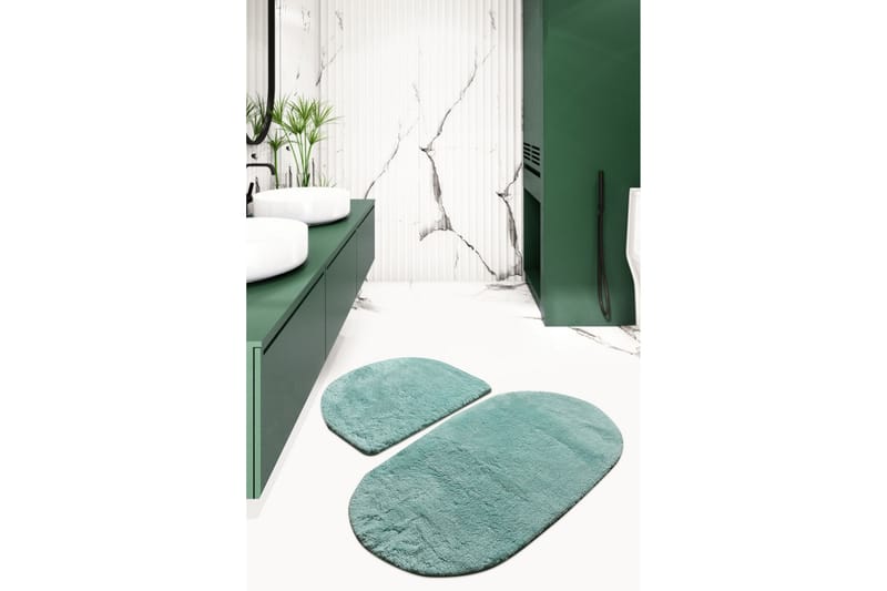 Chilai Home by Alessia Badematte Sett med 2 - Mint - Tekstiler - Tepper & Matter - Baderomsmatte