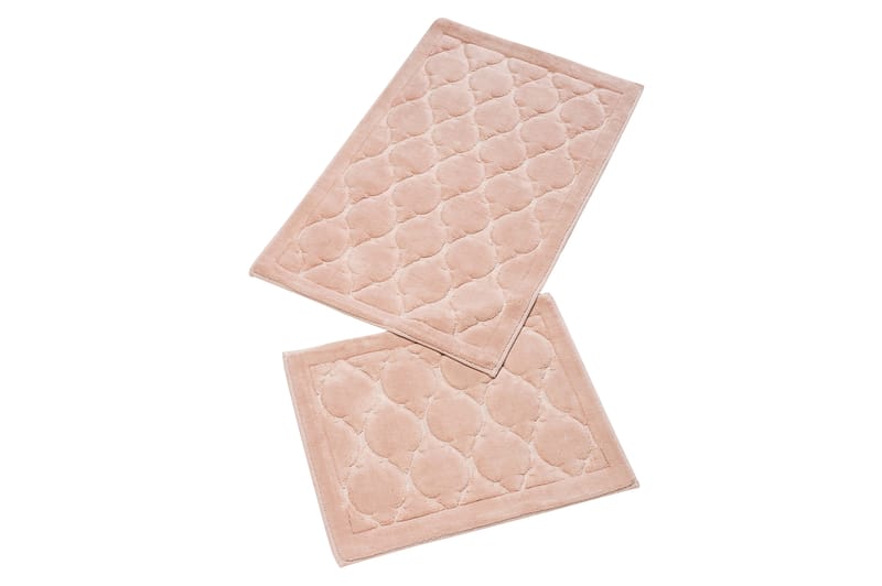 Chilai Home by Alessia Badematte Sett med 2 - Rosa - Tekstiler - Tepper & Matter - Baderomsmatte