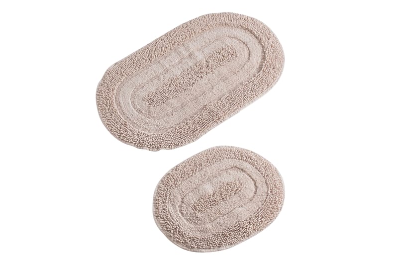 Chilai Home by Alessia Badematte Sett med 2 - Rosa - Tekstiler - Tepper & Matter - Baderomsmatte