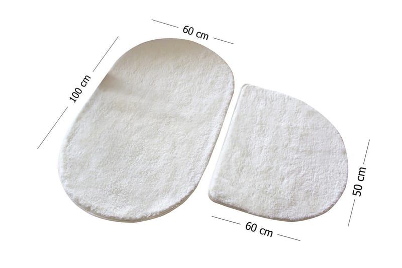 Chilai Home by Alessia Badematte Sett med 2 - Sand - Tekstiler - Tepper & Matter - Baderomsmatte