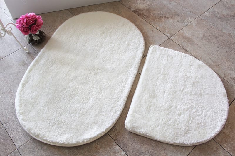 Chilai Home by Alessia Badematte Sett med 2 - Sand - Tekstiler - Tepper & Matter - Baderomsmatte