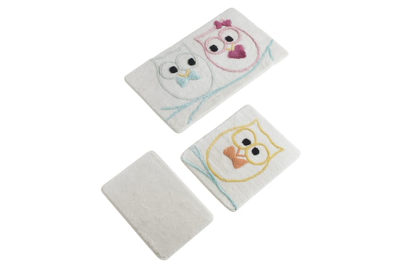 Chilai Home by Alessia Badematte Sett med 3 - Multi - Tekstiler - Tepper & Matter - Baderomsmatte