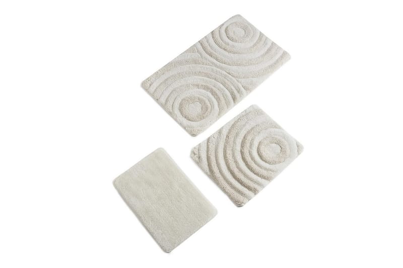 Chilai Home by Alessia Badematte Sett med 3 - Multi - Tekstiler - Tepper & Matter - Baderomsmatte
