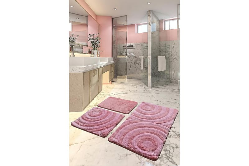 Chilai Home by Alessia Badematte Sett med 3 - Multi - Tekstiler - Tepper & Matter - Baderomsmatte