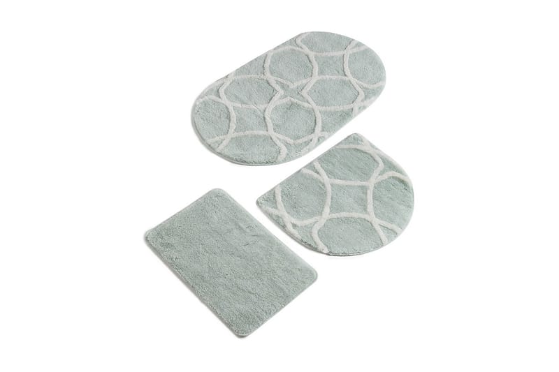 Chilai Home by Alessia Badematte Sett med 3 - Multi - Tekstiler - Tepper & Matter - Baderomsmatte