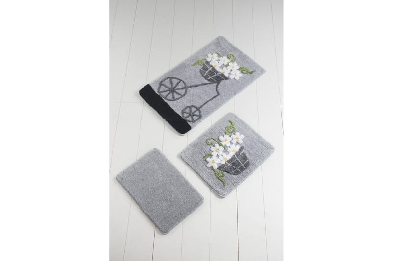 Chilai Home by Alessia Badematte Sett med 3 - Multi - Tekstiler - Tepper & Matter - Baderomsmatte