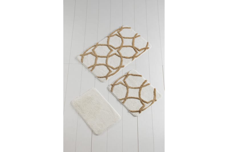 Chilai Home by Alessia Badematte Sett med 3 - Multi - Tekstiler - Tepper & Matter - Baderomsmatte