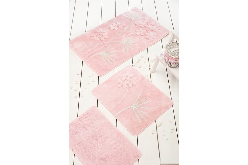 Chilai Home by Alessia Badematte Sett med 3 - Multi - Tekstiler - Tepper & Matter - Baderomsmatte
