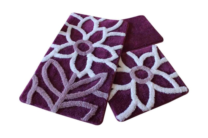 Chilai Home by Alessia Badematte Sett med 3 - Multi - Tekstiler - Tepper & Matter - Baderomsmatte